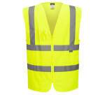 Portwest C371 High-Visibility Vest Zipped Belt and Strap Bands