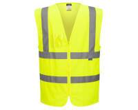 Portwest C371 High-Visibility Vest Zipped Belt and Strap Bands