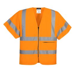Portwest C372 Gilet mezza manica con chiusura zip
