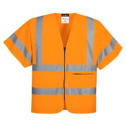 Portwest C372 Gilet zippé à demi-manches