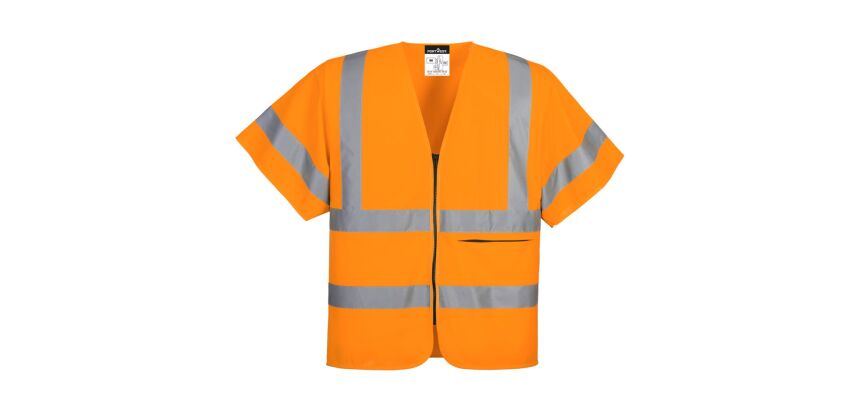 Portwest C372 Gilet zippé à demi-manches