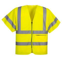 Portwest C372 Gilet mezza manica con chiusura zip