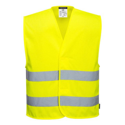 Portwest C374 Chaleco MeshAir de alta visibilidad con dos bandas Jaune - Talla XX/3X