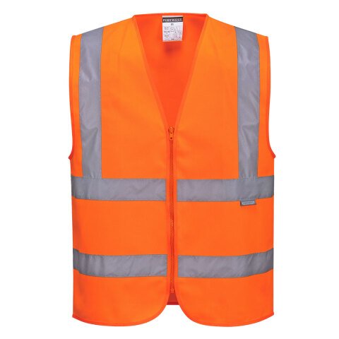 Portwest C375 Chaleco alta visibilidad de banda y tirantes Orange - Talla XXL