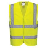 Portwest C375 Gilet una banda orizzontale e due verticali Hi-Vis