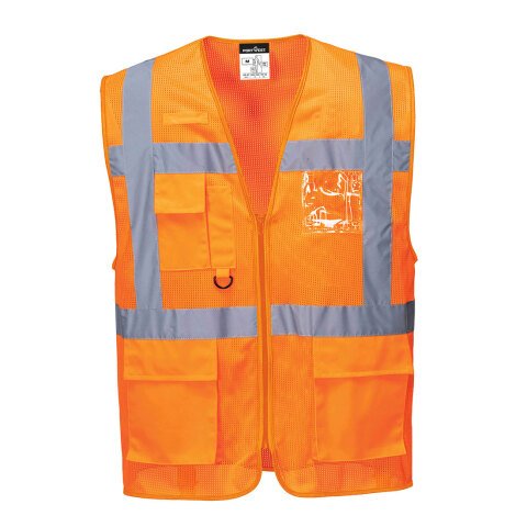 Portwest C376 Chaleco Excutive MeshAir Athens Orange - Talla 5XL