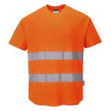 Portwest C394 T-shirt Mesh Cotton Comfort Hi-Vis