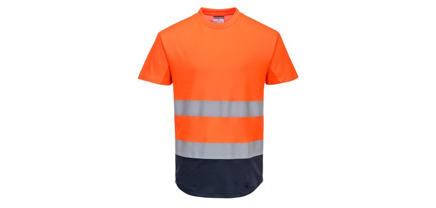 Portwest C395 Camiseta bicolor de malla