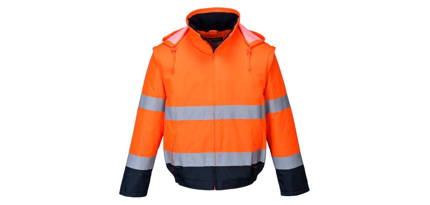 Portwest C464 Blouson HV 2-en-1 HV doublé polaire