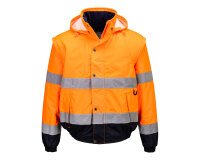 Portwest C468 Cazadora 2 en 1 de alta visibilidad <br>Contrast