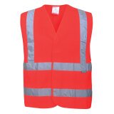 Portwest C470 Gilet una banda orizzontale e due verticali Hi-Vis