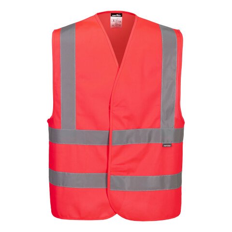 Portwest C470 Chaleco alta visibilidad de banda y tirantes Rouge - Talla XXS/XS