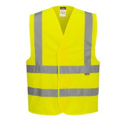 Portwest C470 Gilet Haute-Visibilité Baudrier Double Ceinture
