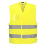 Portwest C475 Gilet HV avec porte-badge double entrée