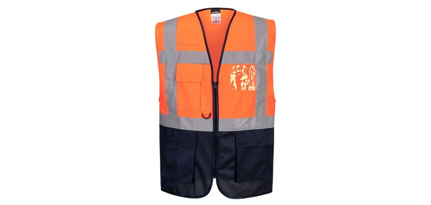 Portwest C476 Chaleco de alta visibilidad Warsaw Contrast Executive