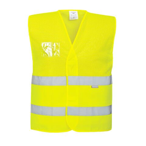 Portwest C494 Chaleco de media-malla de alta visibilidad con dos bandas Jaune - Talla XX/3X