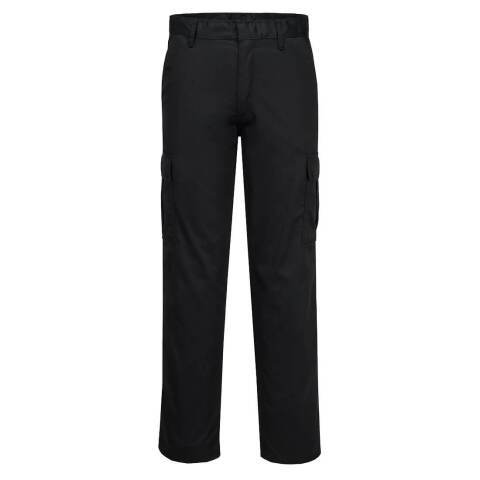 Portwest C701 Pantalones Combat Noir Short - Talla 40 - Corto