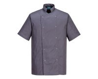 Portwest Veste de cuisine Cumbria Gris Ardoise - Taille L