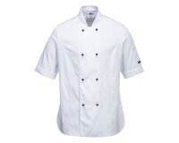 Portwest C737 Giacca da chef donna Rachel S/S Blanc - Taglia M