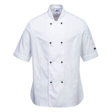 Portwest C737 Giacca da chef donna Rachel S/S Blanc - Taglia L