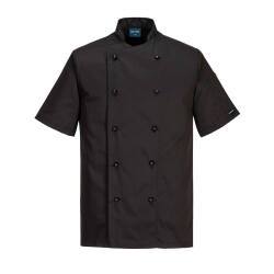 Portwest C734 Chaqueta de cocina Kent de manga corta