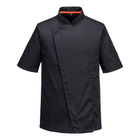 Portwest C739 Chaqueta M/C MeshAir Pro Asymmetrical Noir - Talla XL