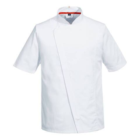 Portwest C739 Chaqueta M/C MeshAir Pro Asymmetrical Blanc - Talla XS