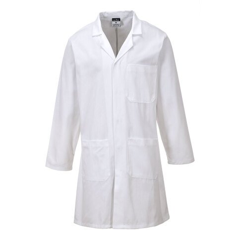 Portwest C851 Bata estándar de algodón Blanc - Talla XXXL
