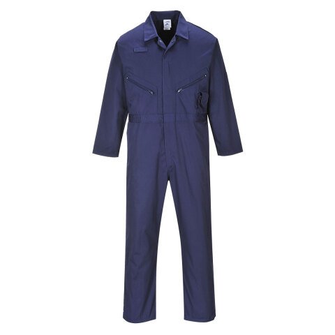 Portwest C813 Mono Liverpool con cremallera Marine - Talla S - Largo