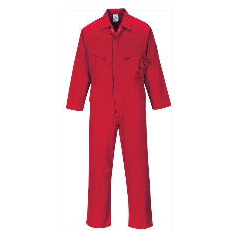 Portwest C813 Mono Liverpool con cremallera Rouge - Talla XXL - Estándar