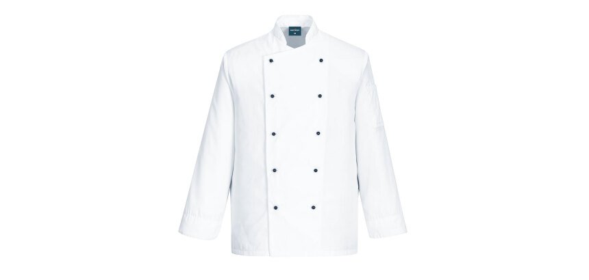 Portwest C834 Chaqueta de cocina Somerset , con manga larga