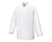 Portwest C836 Chaqueta de cocina Sussex, de manga larga