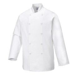 Portwest C836 Chaqueta de cocina Sussex, de manga larga