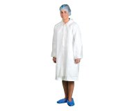 Portwest D118 Bata desechable de PP para visitas (Pack 200)