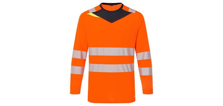 Portwest DX416 T-Shirt manches longues HV DX4