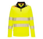 Portwest DX419 DX4 Hi-Vis polo lange mouw met rits