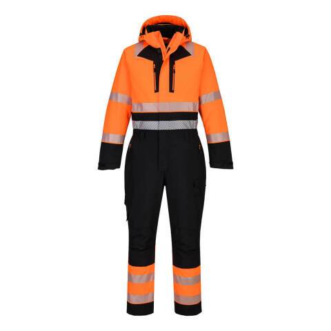 Portwest DX438 Buzo DX4 Hi-Vis Winter Orange/Noir - Talla XXXL - Estándar