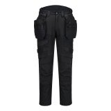 Portwest DX440 DX4 Broek met afneembare holsterzakken Tout noir - Maat 30 - Standaard