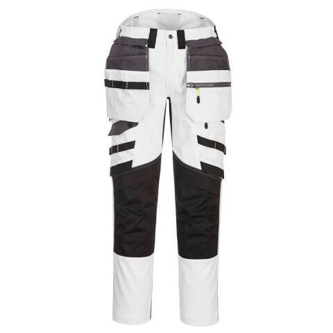 Portwest DX440 Pantalón DX4 Holster con bolsillos desmontables Blanc/Gris - Talla 42 - Estándar