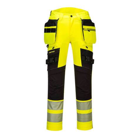 Portwest DX442 Pantalon DX4 haute-Visibilité avec poches flottantes démontables