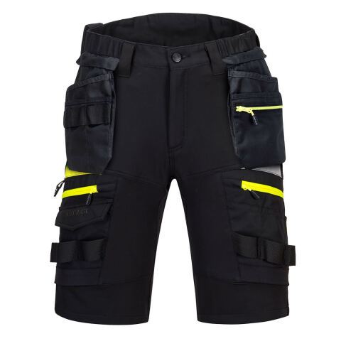 Portwest DX444 Bermudas Holster DX4 con bolsillos desmontables Noir - Talla 46