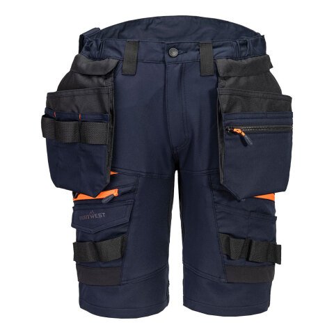 Portwest DX444 Bermudas Holster DX4 con bolsillos desmontables Marine - Talla 40