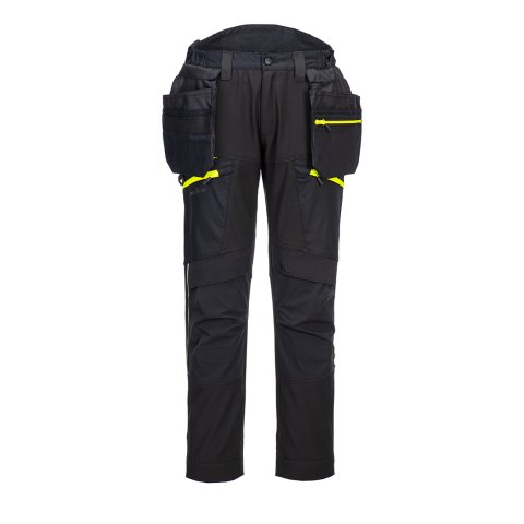 Portwest DX450 Pantalón DX4 Softshell Detachable Holster Pocket Noir - Talla 48 - Estándar