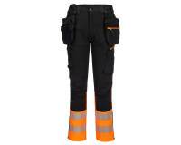 Portwest DX457 Pantalón DX4 Hi-Vis Detachable Holster Pocket Craft de alta visibilidad, Clase 1