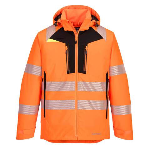 Portwest DX461 Chaqueta de alta visibilidad DX4 Winter Orange/Noir - Talla M