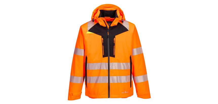 Portwest DX462 Giacca antipioggia DX4 ad alta visibilità
