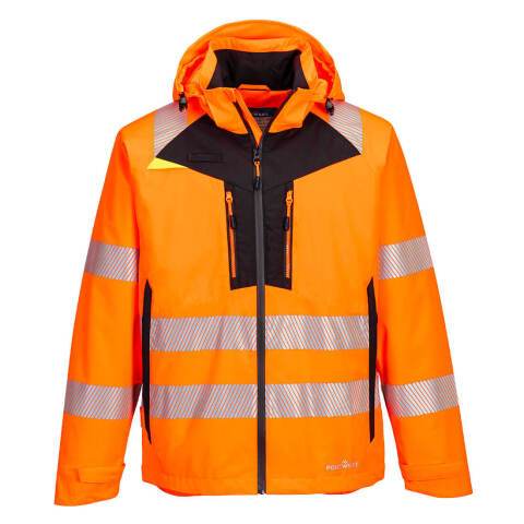 Portwest DX462 Chaqueta de alta visibilidad DX4 Rain Orange - Talla XXXL