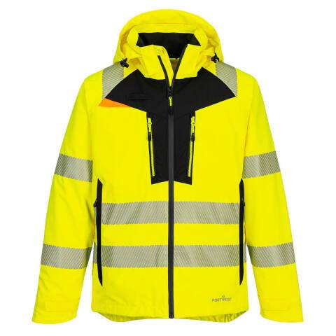 Portwest DX462 Chaqueta de alta visibilidad DX4 Rain Jaune - Talla XXXL