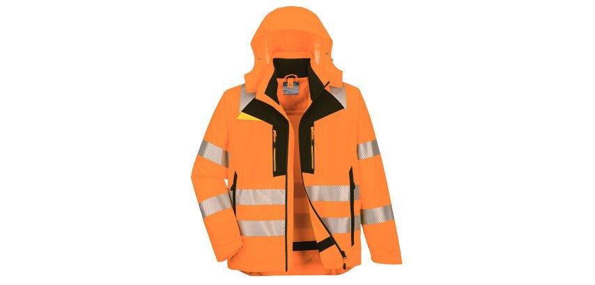Portwest DX466 Parka 4-in-1 DX4 Hi-Vis