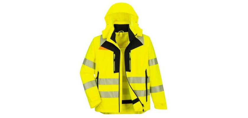Portwest DX466 DX4 Giacca Invernale Alta Visibilità 4-in-1